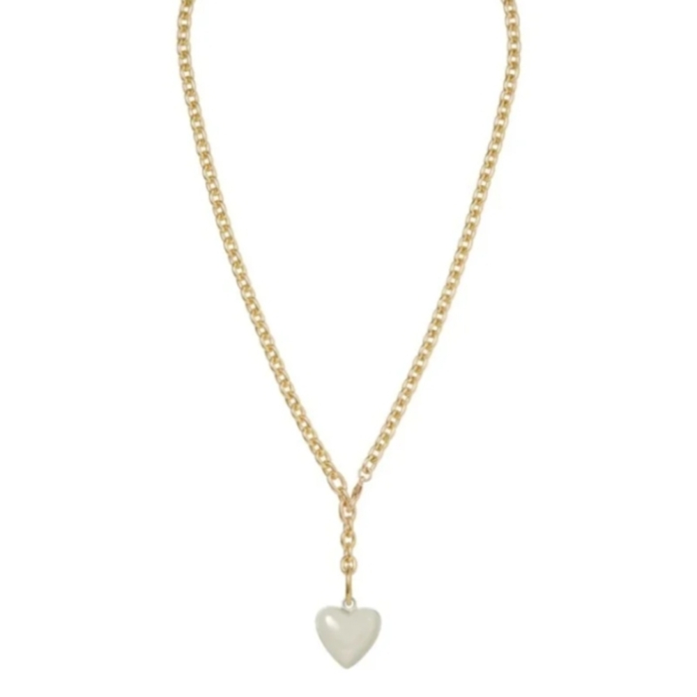 Roxanne Assulin The Mini Puffy Heart Charm Necklace